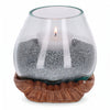 Schlüsselschale Holzhand mit Glasschale – Dekoschale Holz, Unikat
